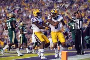 Jarvis Landry and Odell Beckham Jr. combined to make one of the most fear receiving duos in college football in 2013 (Photo Credit/Fanside.com