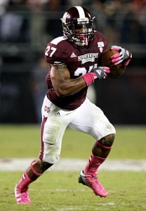Ladarius Perkins will leave Mississippi State as one of the most productive running backs in school history. (Photo Credit/SI.com)