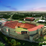 Rendering of new Ole Miss arena and stadium expansion