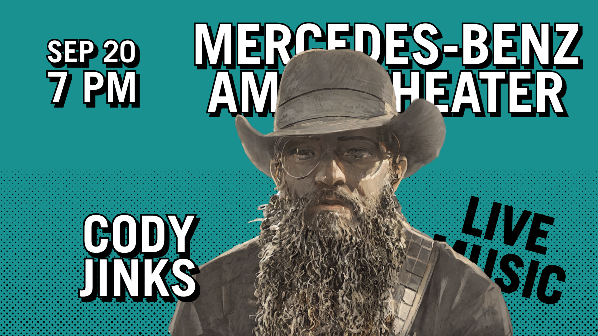 CODY JINKS at the Mercedes-Benz Amphitheater