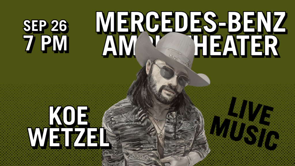 Koe Wetzel at the Mercedes-Benz Amphitheater Sept 26, 2024.