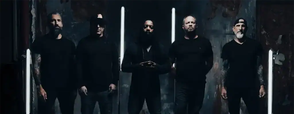 Sevendust performing at Iron City April 22, 2026